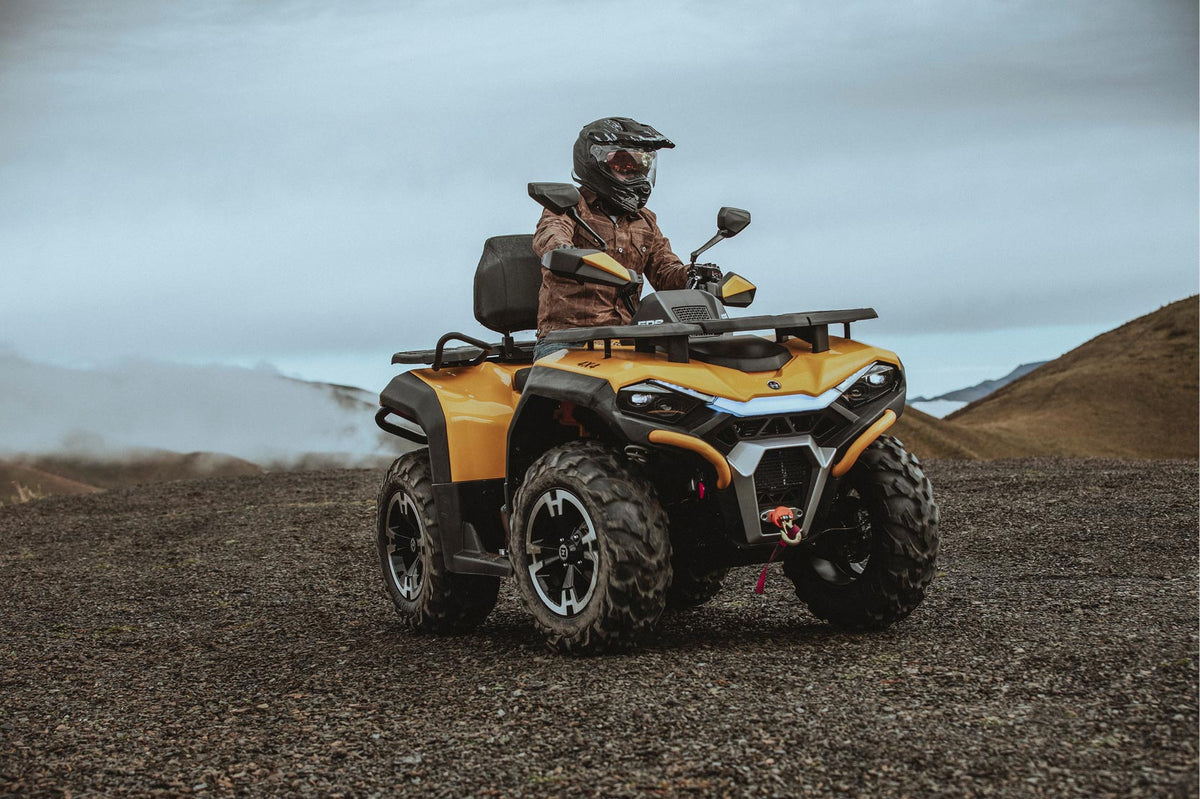 Hisun - ATV Guardian 400 31 PS 400ccm - schwarz - Lenkerschutz, Gepäckträger vorne & hinten