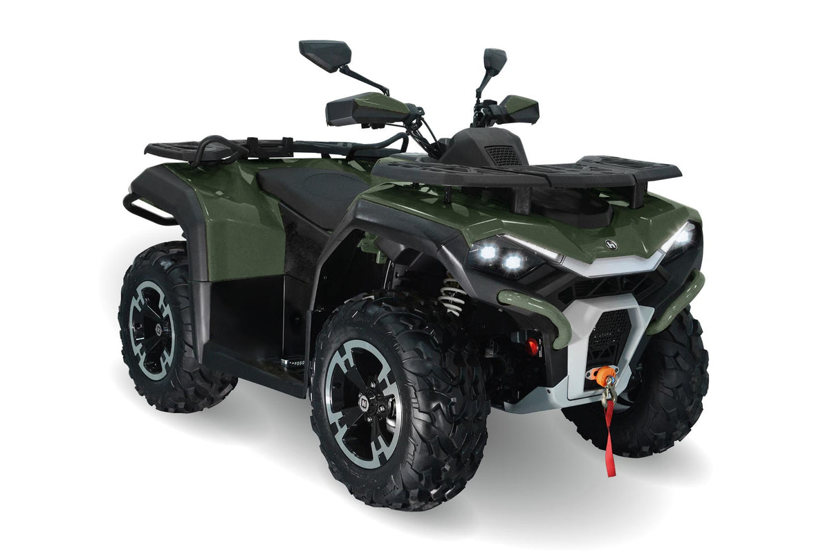 Hisun - ATV Guardian 750 43,5 PS 750ccm - militärgrün - Lenkerschutz, Rückenlehne, Gyroskop, Heizung & Reifendrucksensor