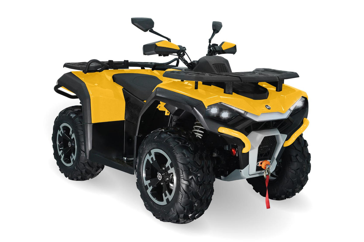 Hisun - ATV Guardian 400 31 PS 400ccm - orange - Lenkerschutz, Gepäckträger vorne & hinten, Rückenlehne & Servolenkung