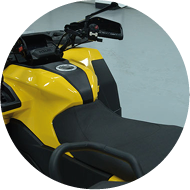 Hisun - ATV Guardian 400 31 PS 400ccm - schwarz - Lenkerschutz, Gepäckträger vorne & hinten