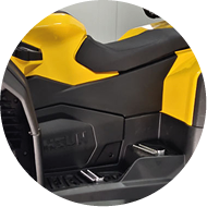 Hisun - ATV Guardian 400 31 PS 400ccm - schwarz - Lenkerschutz, Gepäckträger vorne & hinten